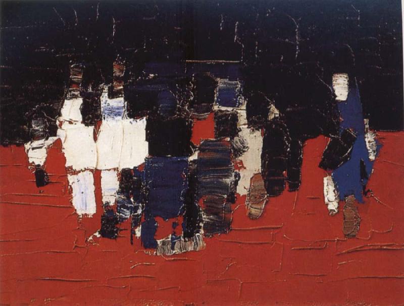 Nicolas de Stael Footballer oil painting image